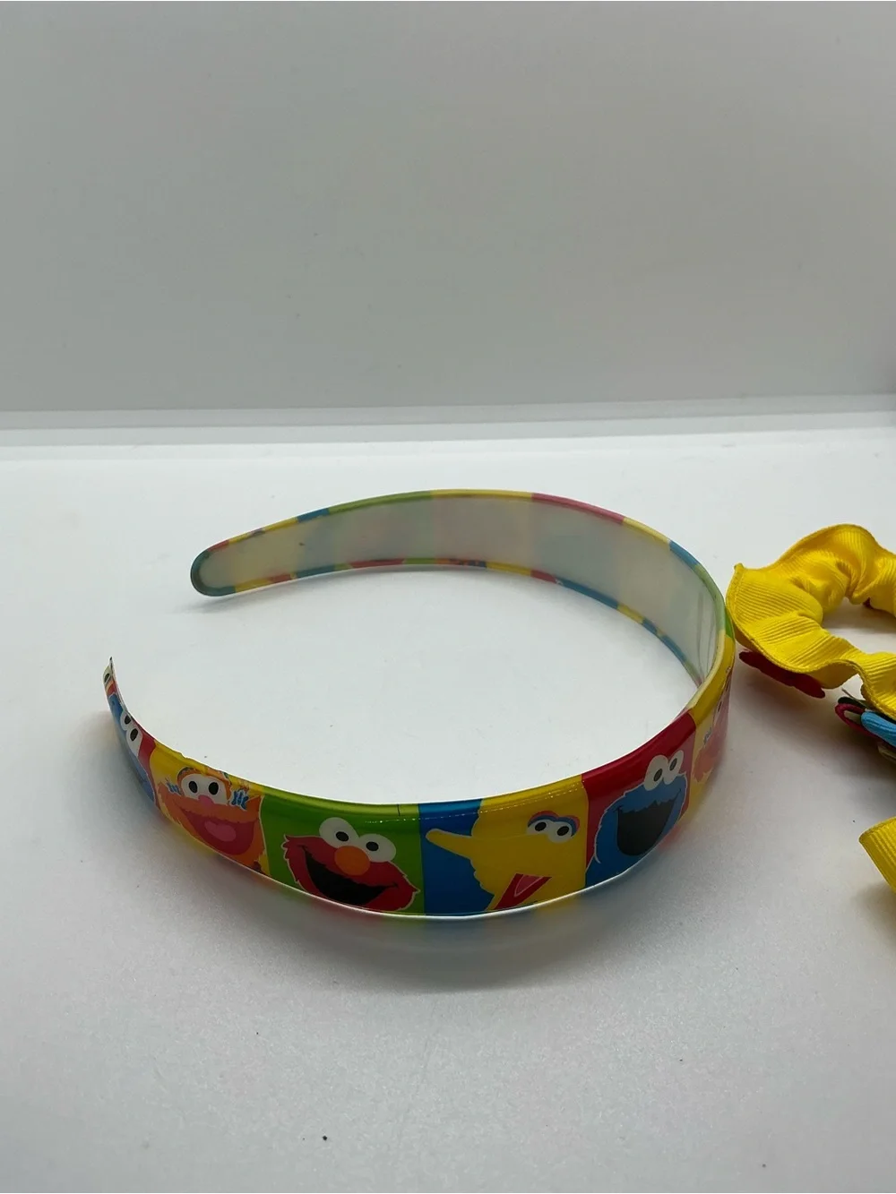 Vtg 90’s Jim Henson’s Sesame Street Hair Accessories Headband, Barrettes, Scrunc
